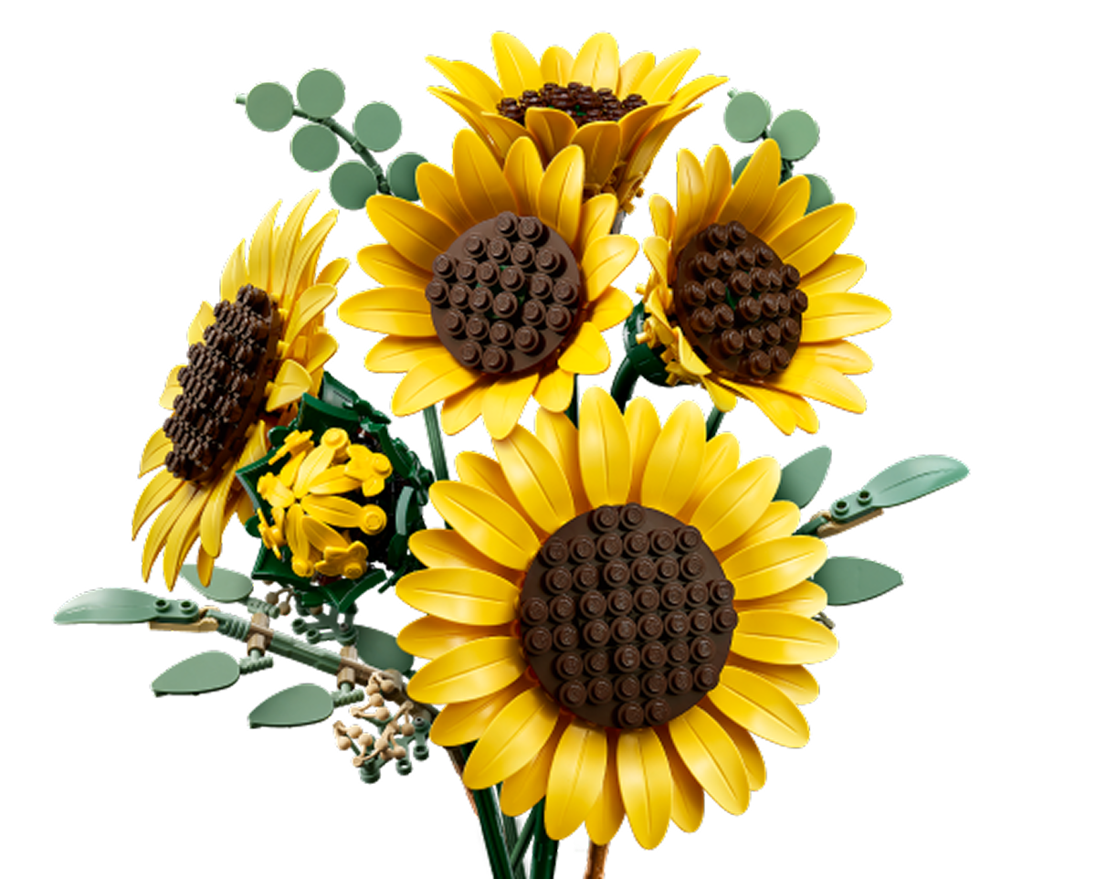 LEGO Sunflower Bouquet flower building set 686 pieces (British brand)