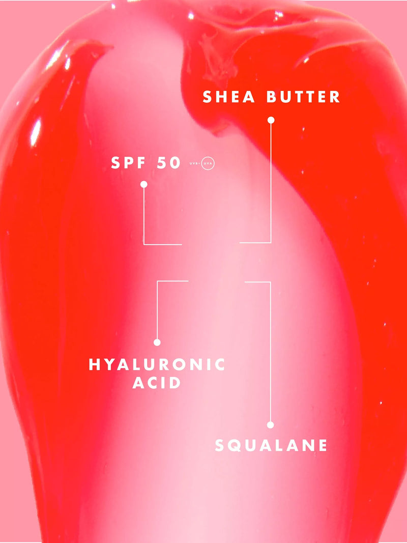Hello Sunday tinted lip balm SPF 50 15ml Cherry Glaze (British brand)