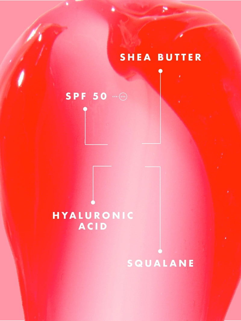 Hello Sunday tinted lip balm SPF 50 15ml Cherry Glaze (British brand)
