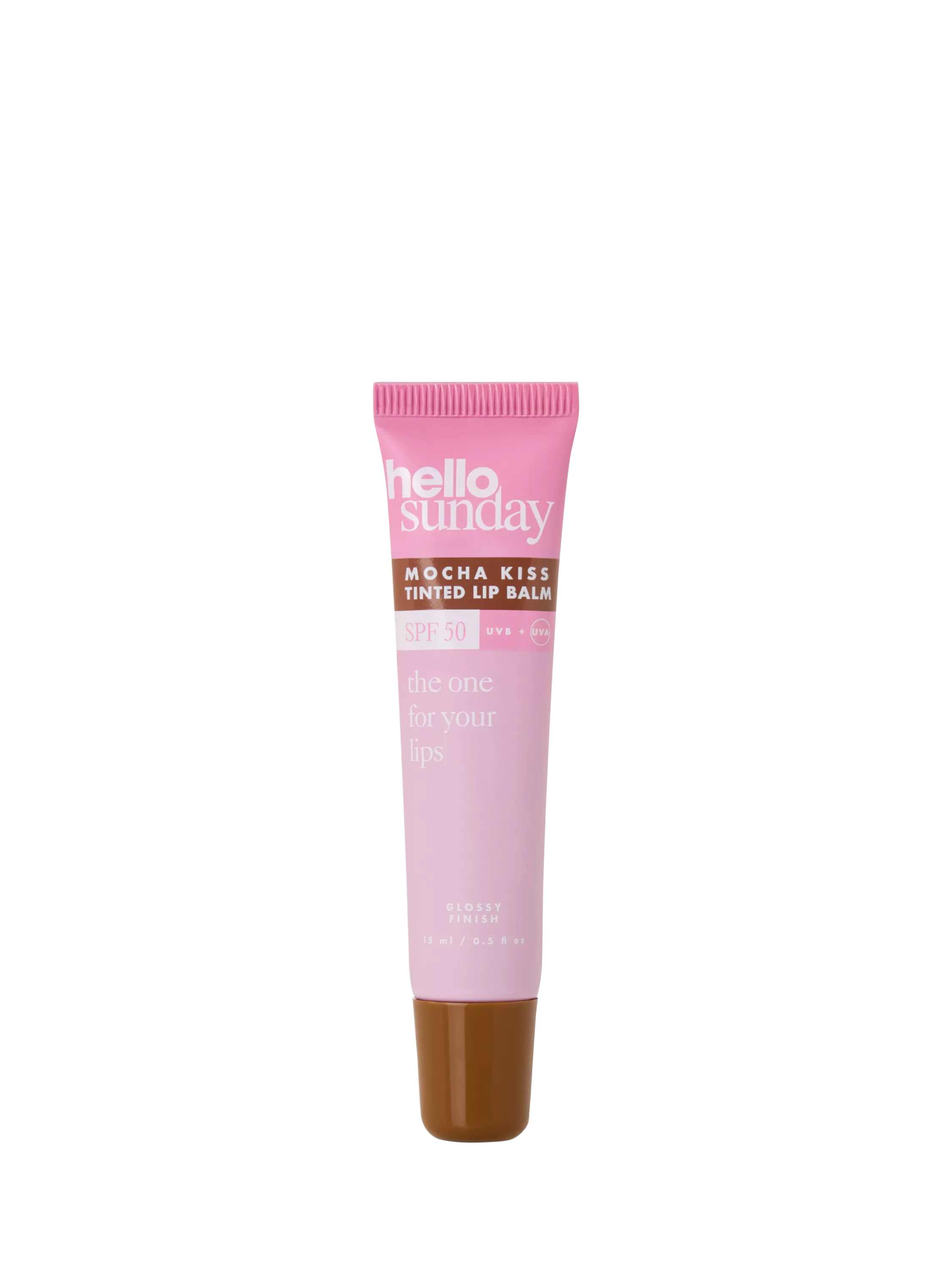 Hello Sunday tinted lip balm Mocha Kiss 15ml, imported from the UK