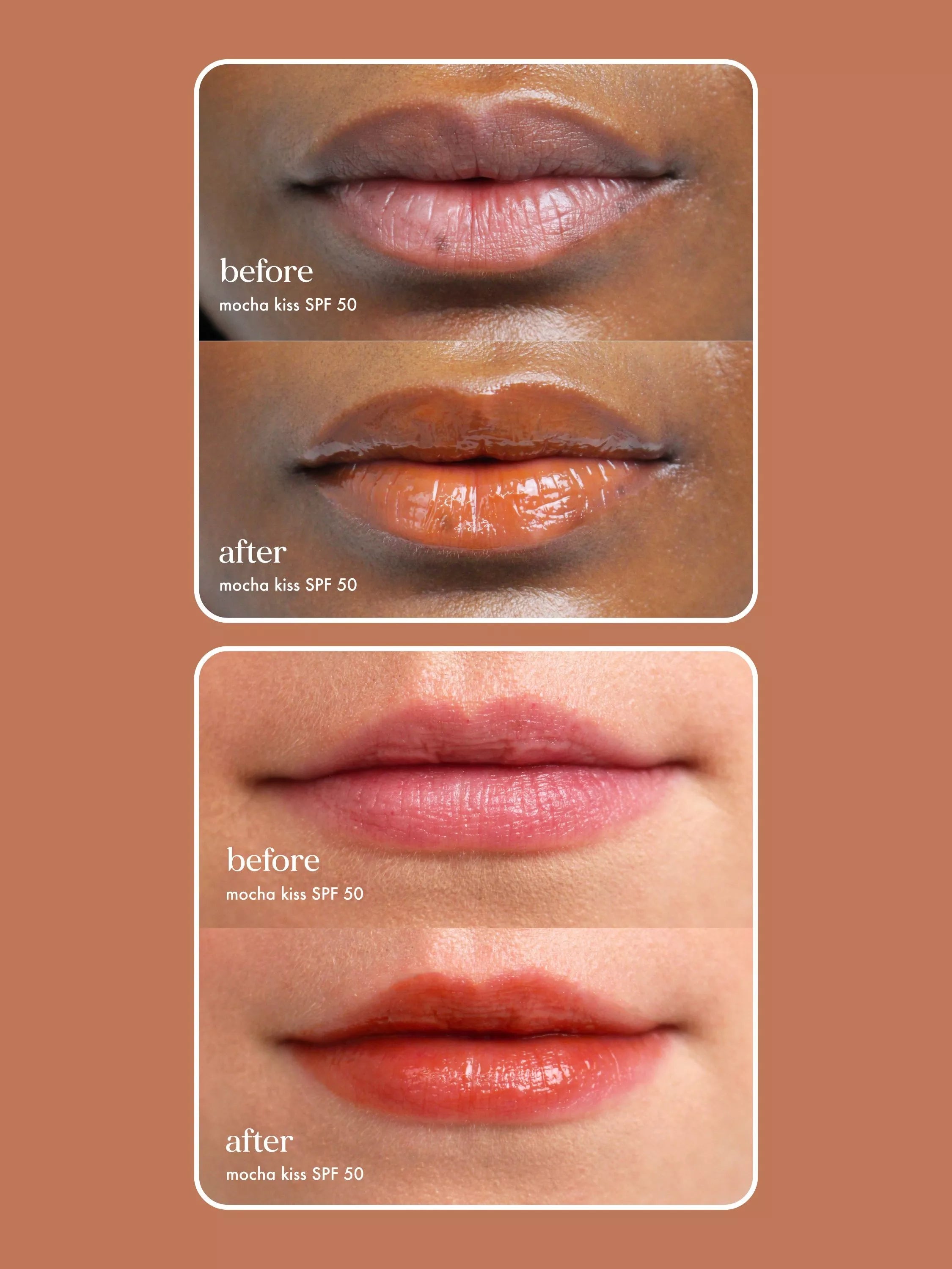Hello Sunday tinted lip balm Mocha Kiss 15ml, imported from the UK