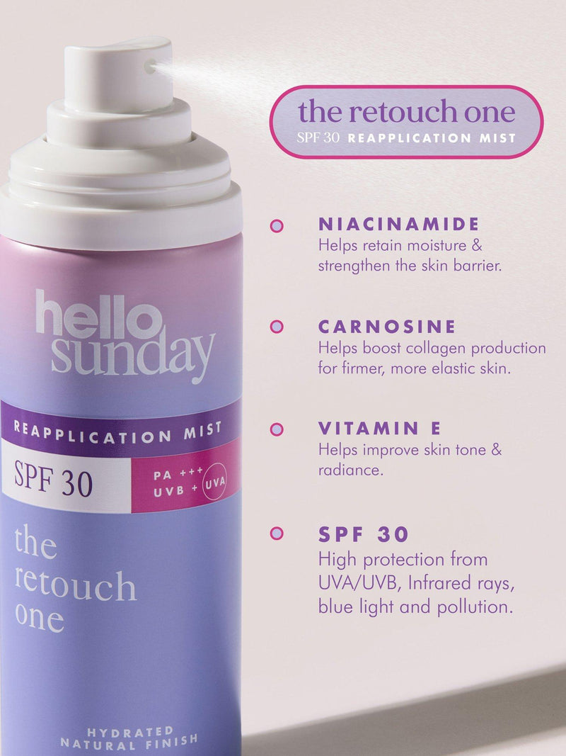 Hello Sunday The Retouch One SPF 30 mist 75ml, UK version