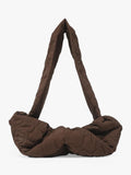 By Teddy quilted pet sling chocolate brown, imported from the UK
