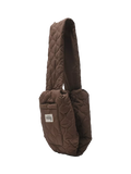 By Teddy quilted pet sling chocolate brown, imported from the UK