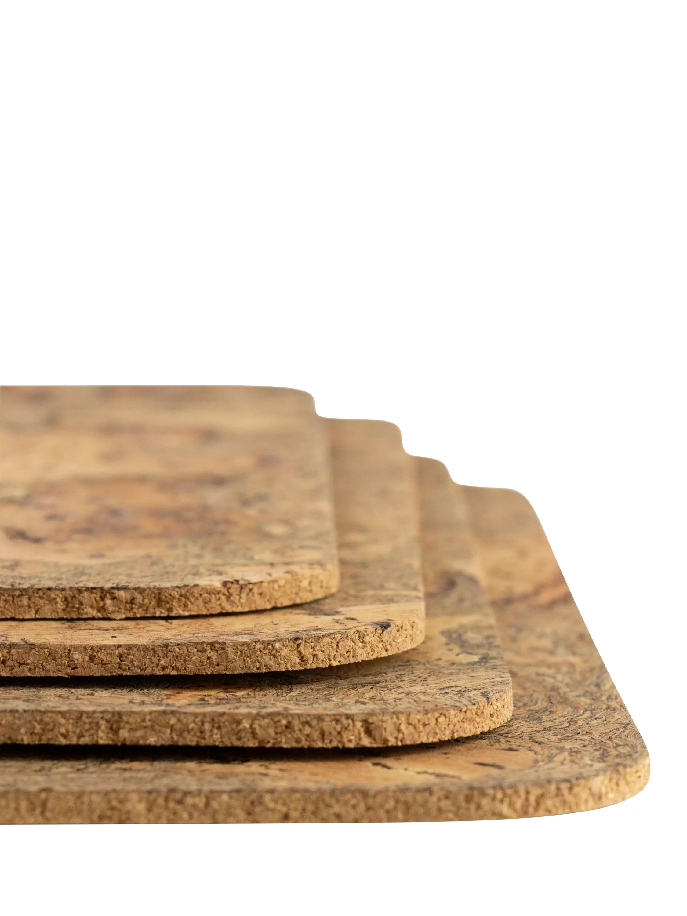 LIGA natural cork placemats set of 4 rectangular (British brand)