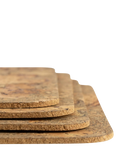LIGA natural cork placemats set of 4 rectangular (British brand)