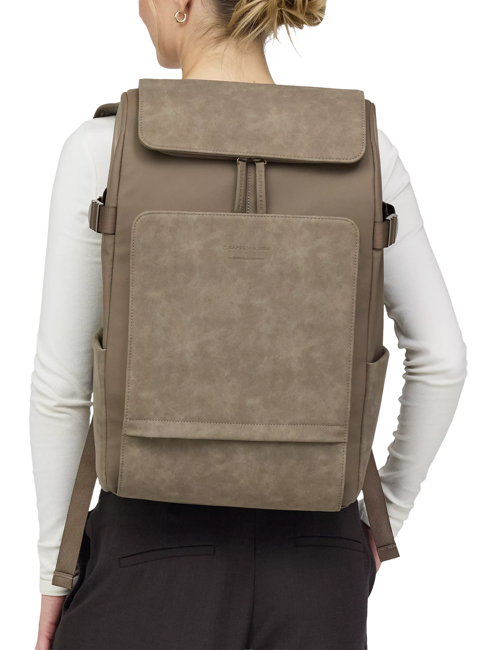 Kapten & Son Bali backpack 25L Walnut - British product