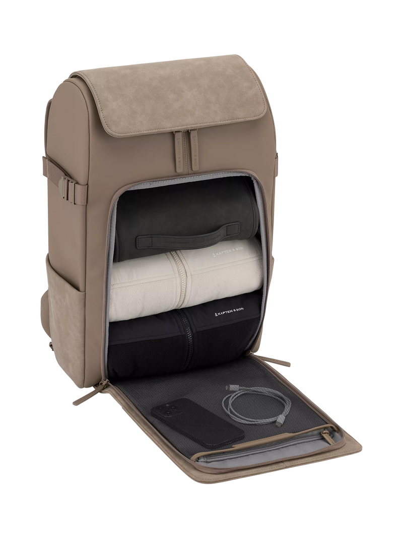 Kapten & Son Bali backpack 25L Walnut - British product
