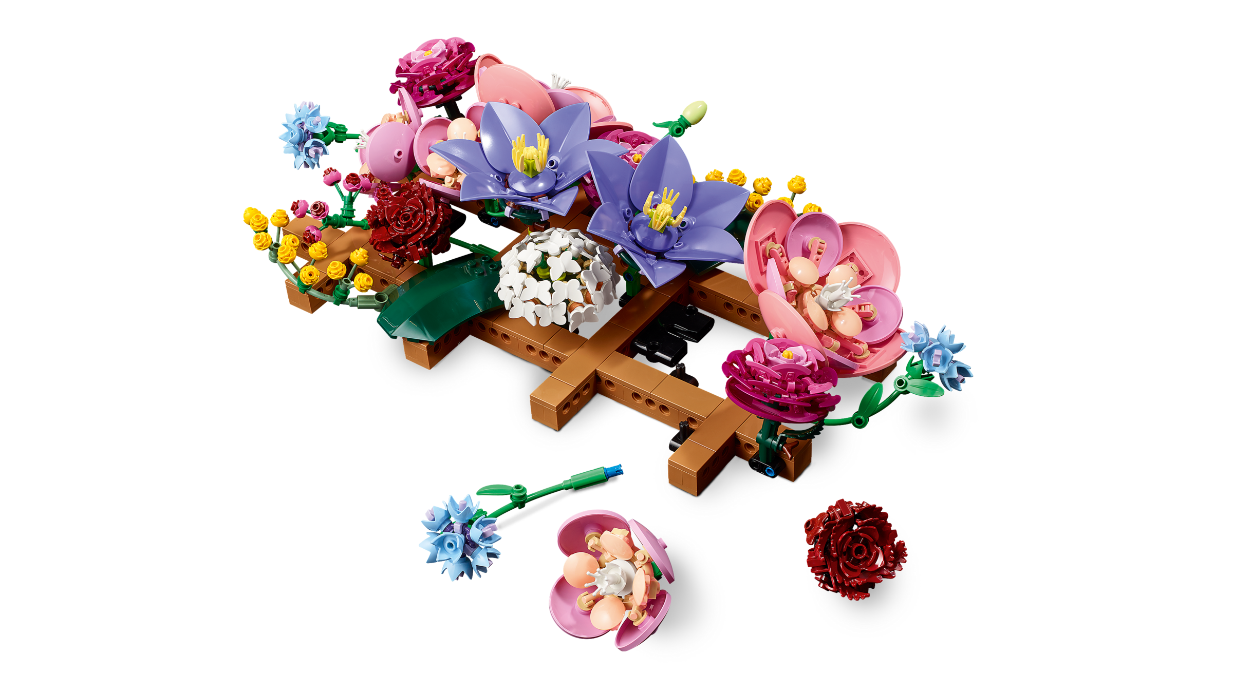 LEGO Botanicals Flower Wall building set 879 pieces, UK version