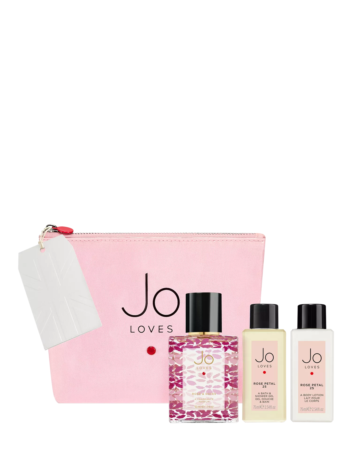 Jo Loves rose gift set travel collection 50ml, imported from the UK