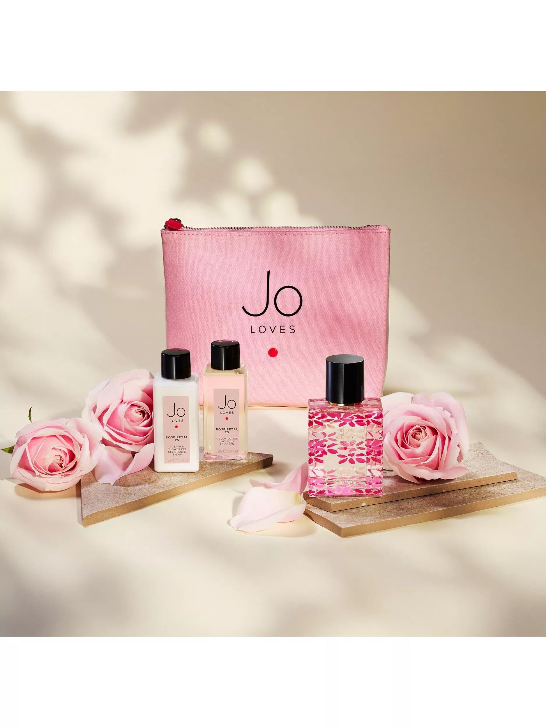 Jo Loves rose gift set travel collection 50ml, imported from the UK