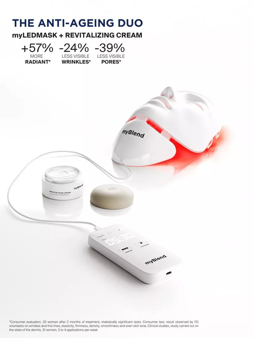 myBlend myLEDmask2 LED face mask, imported from the UK