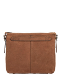 OSPREY LONDON Chocolate Leather Messenger Bag 27x31x7cm - British product