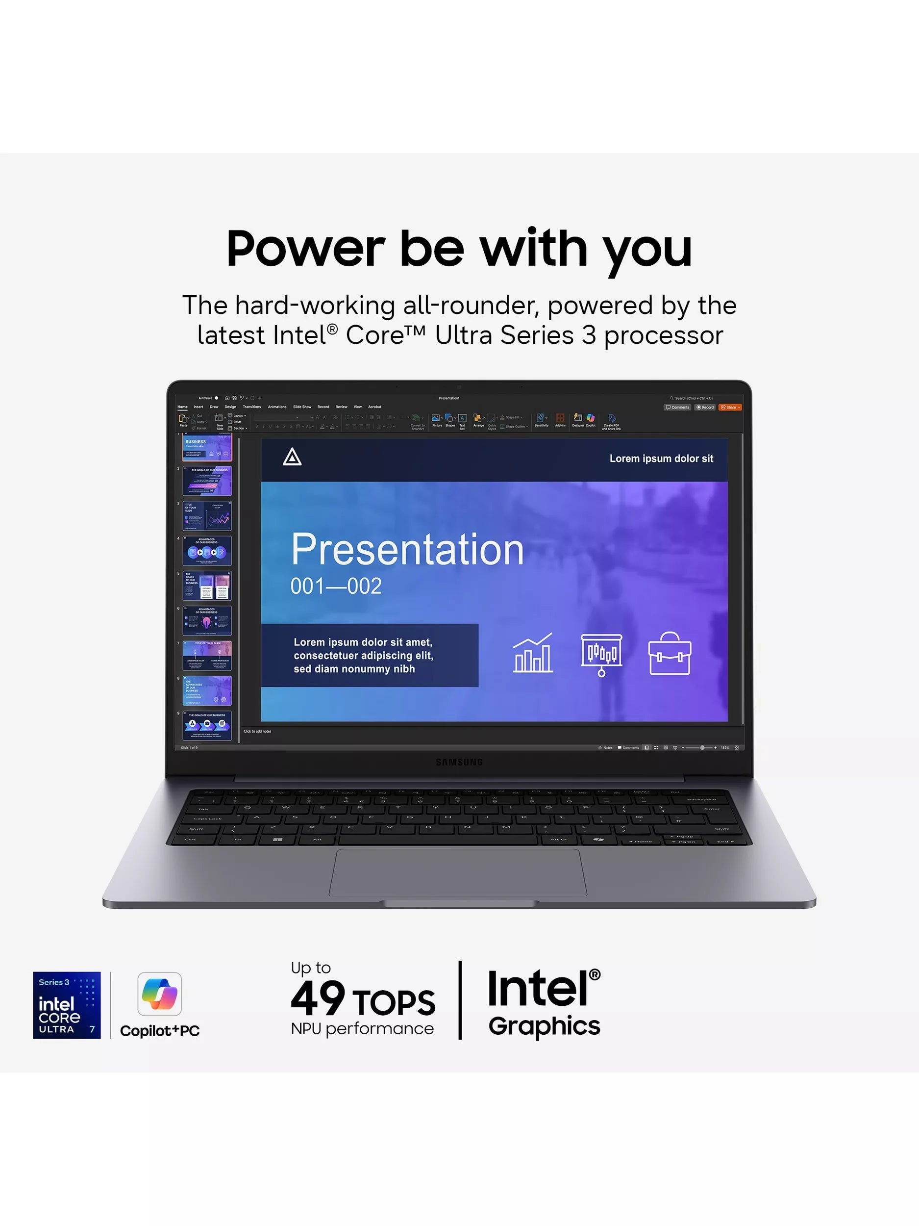 Samsung Galaxy Book6 laptop 14 inch WUXGA grey - British product