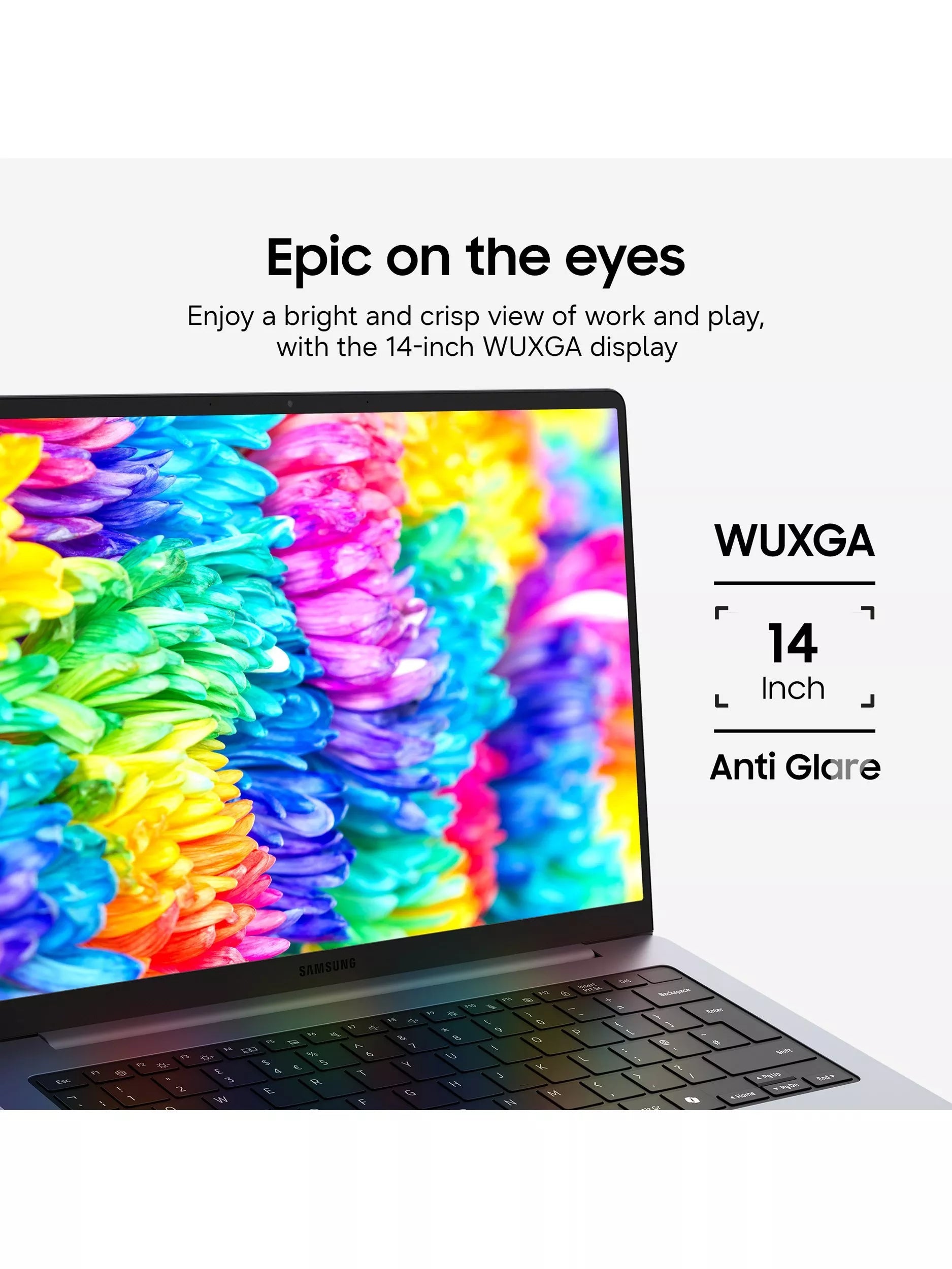 Samsung Galaxy Book6 laptop 14 inch WUXGA grey - British product