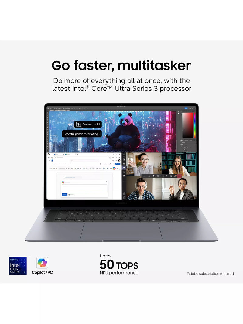 Samsung Galaxy Book6 Pro laptop grey 16-inch imported from the UK