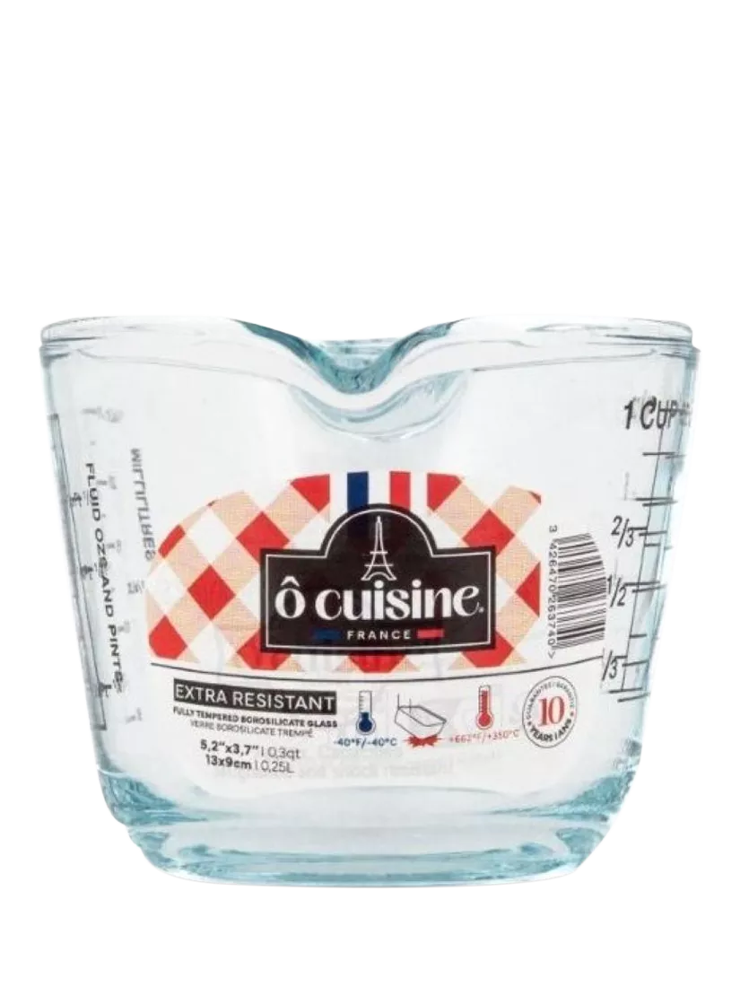 Ôcuisine glass measuring jug clear 250ml (British brand)