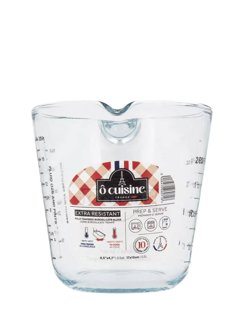 Ôcuisine glass measuring jug clear 500ml (British brand)