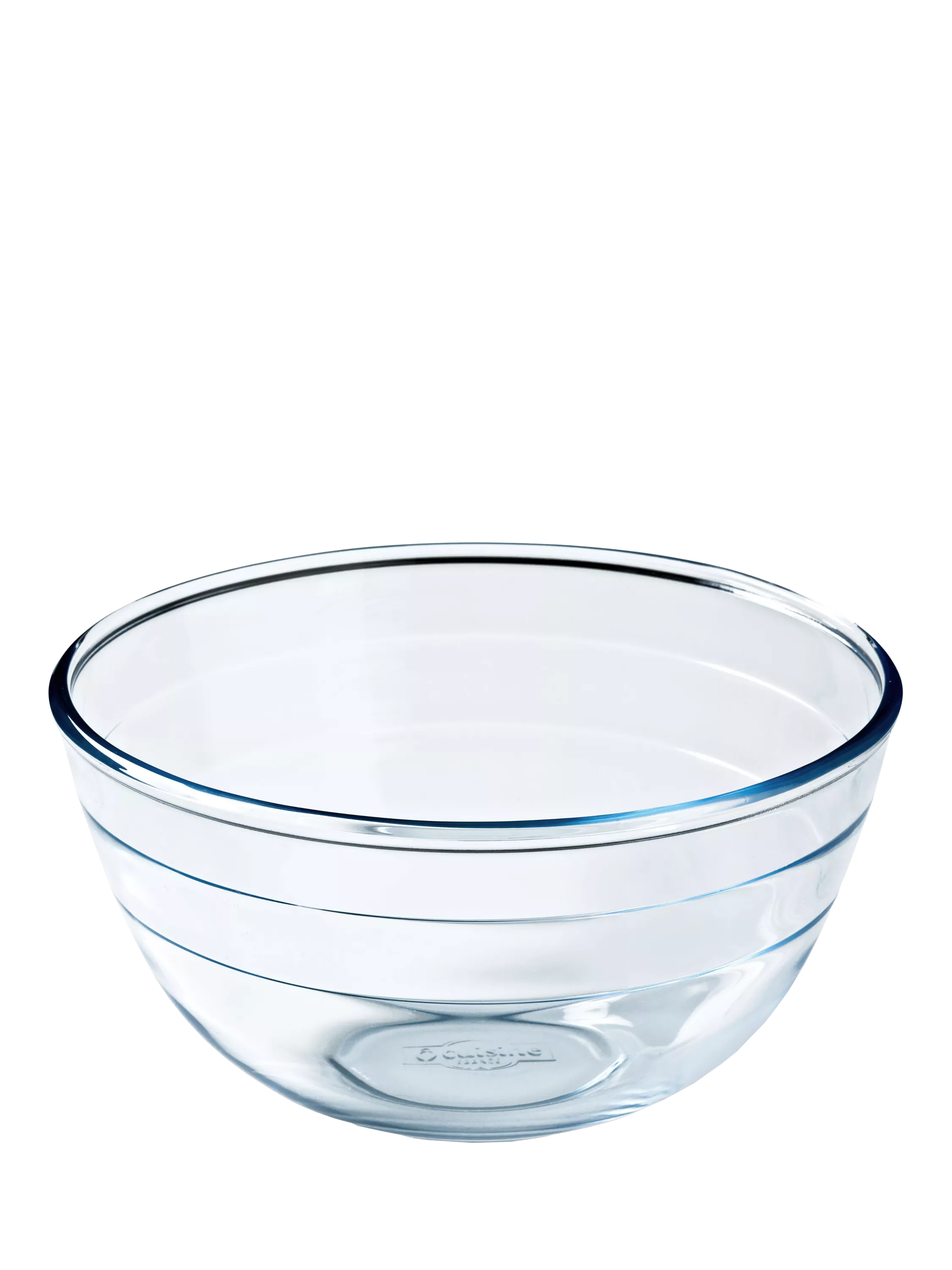 Ôcuisine clear glass mixing bowl 3.1L, imported from the UK