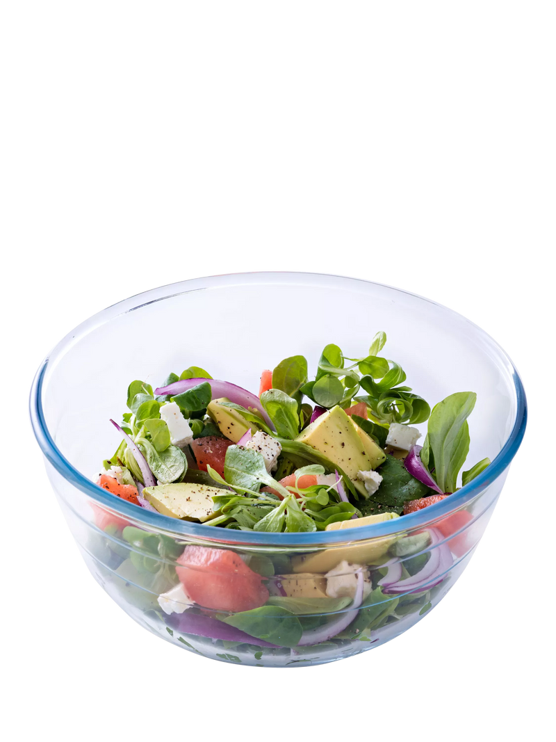 Ôcuisine clear glass mixing bowl 3.1L, imported from the UK