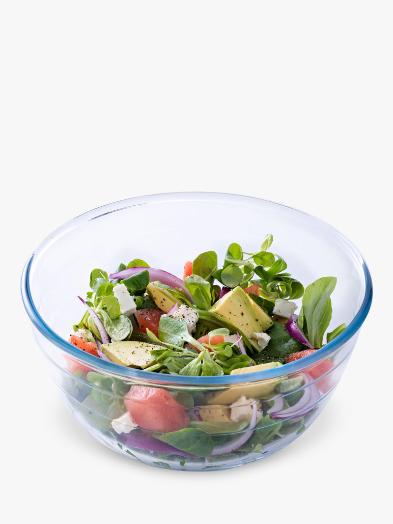 Ôcuisine clear glass mixing bowl 3.1L, imported from the UK