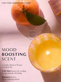 NEOM Wellbeing London Great Day Travel Candle 75g, imported from the UK