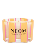 NEOM Wellbeing London Great Day Travel Candle 75g, imported from the UK