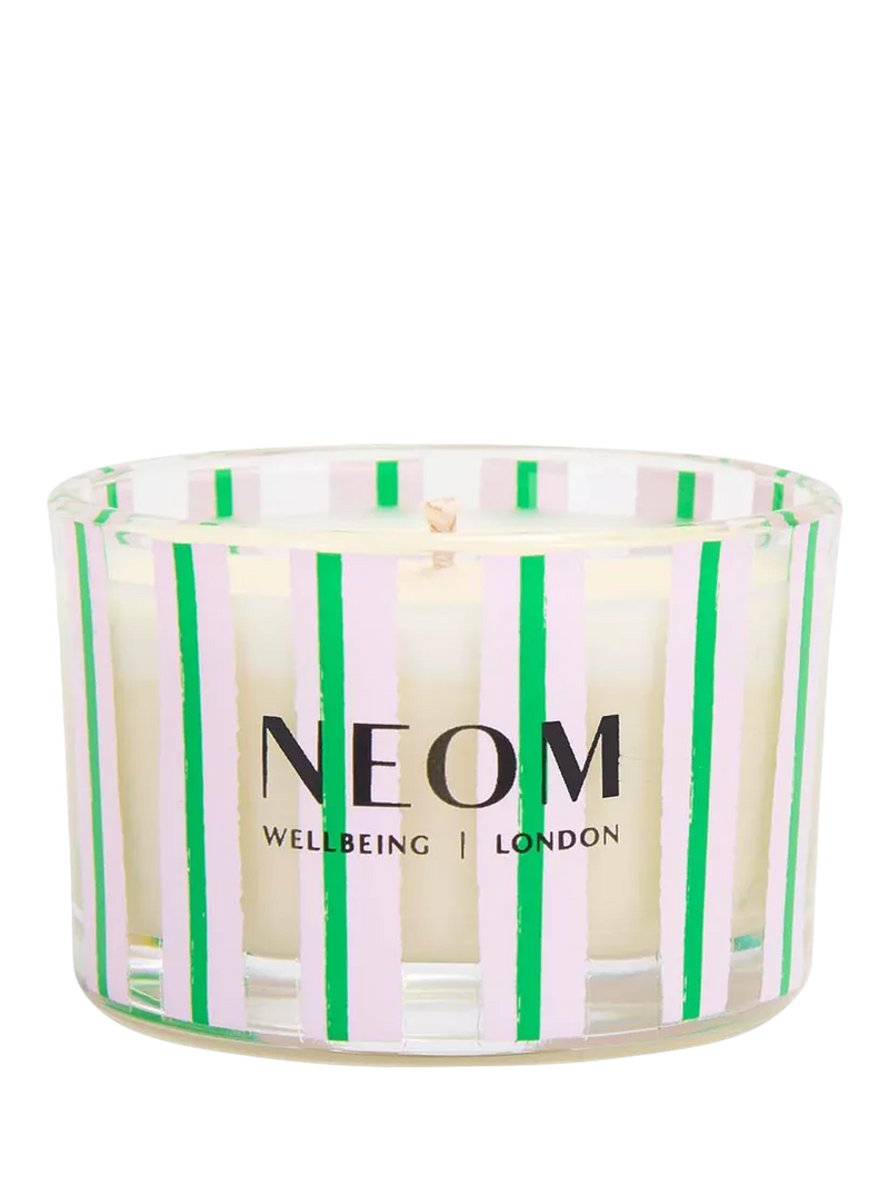 NEOM Wellbeing London Squeeze The Day travel candle 75g, UK version