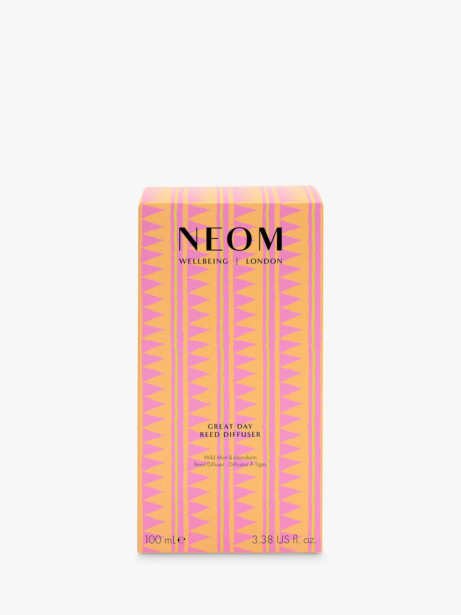 NEOM Wellbeing London Great Day reed diffuser 100ml, imported from the UK