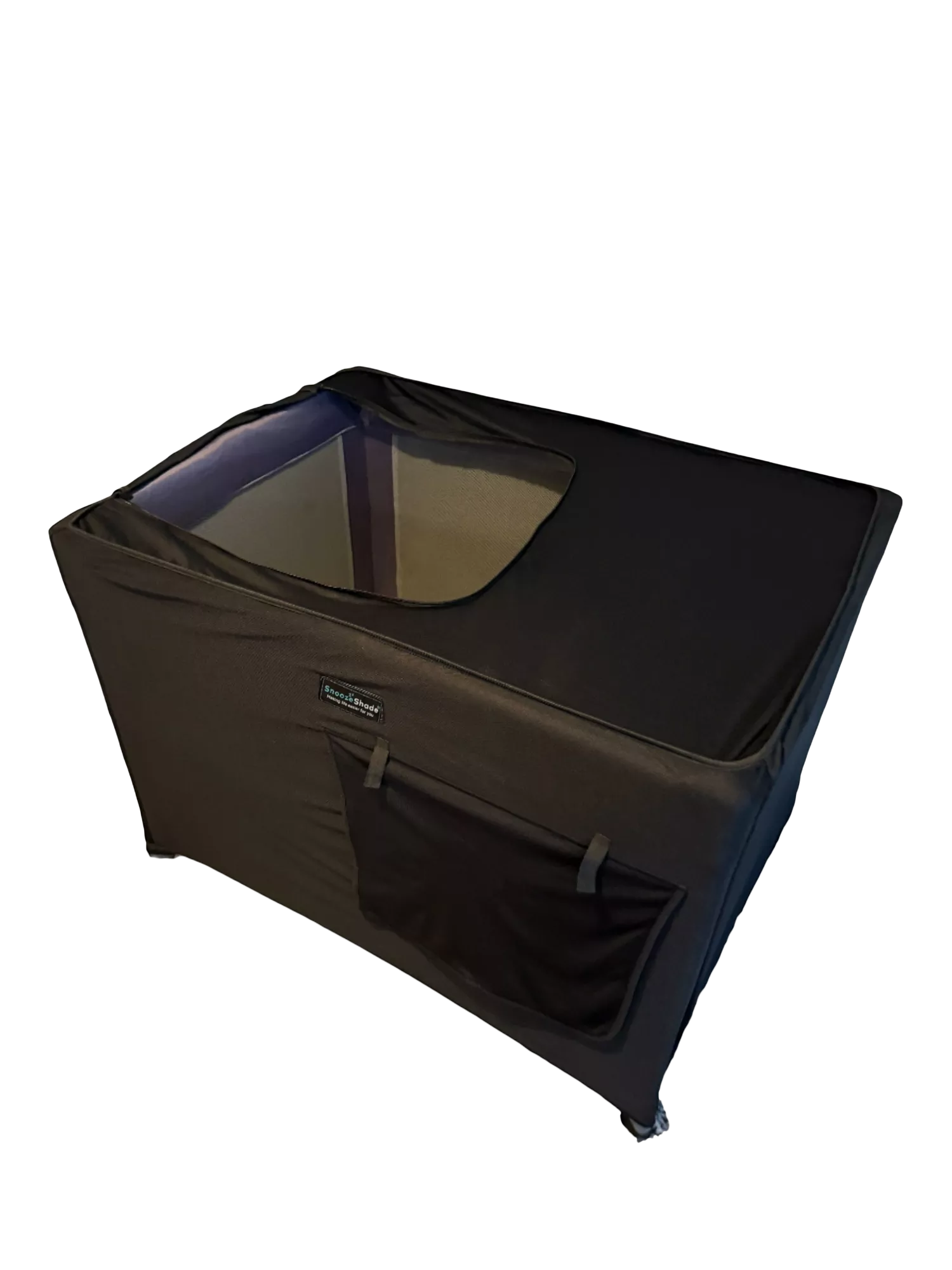 SnoozeShade travel cot shade for baby sleep (British brand)