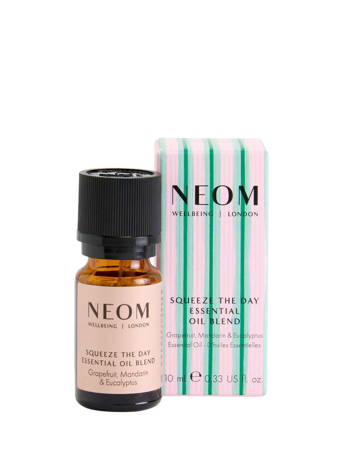 NEOM Wellbeing London Squeeze The Day essential oil blend 10ml, UK version