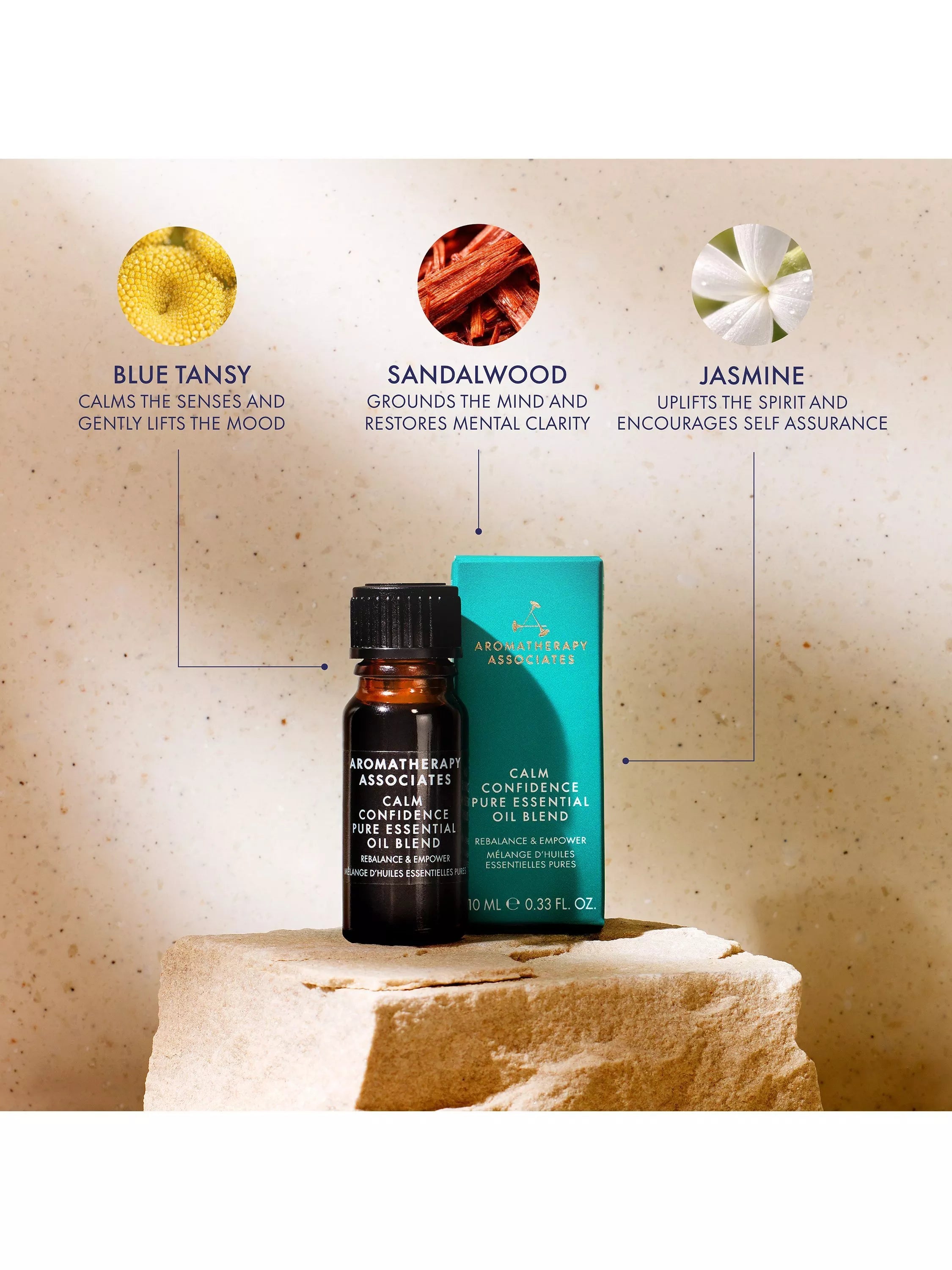 Aromatherapy Associates Calm Confidence essential oil blend 10ml, imported from the UK