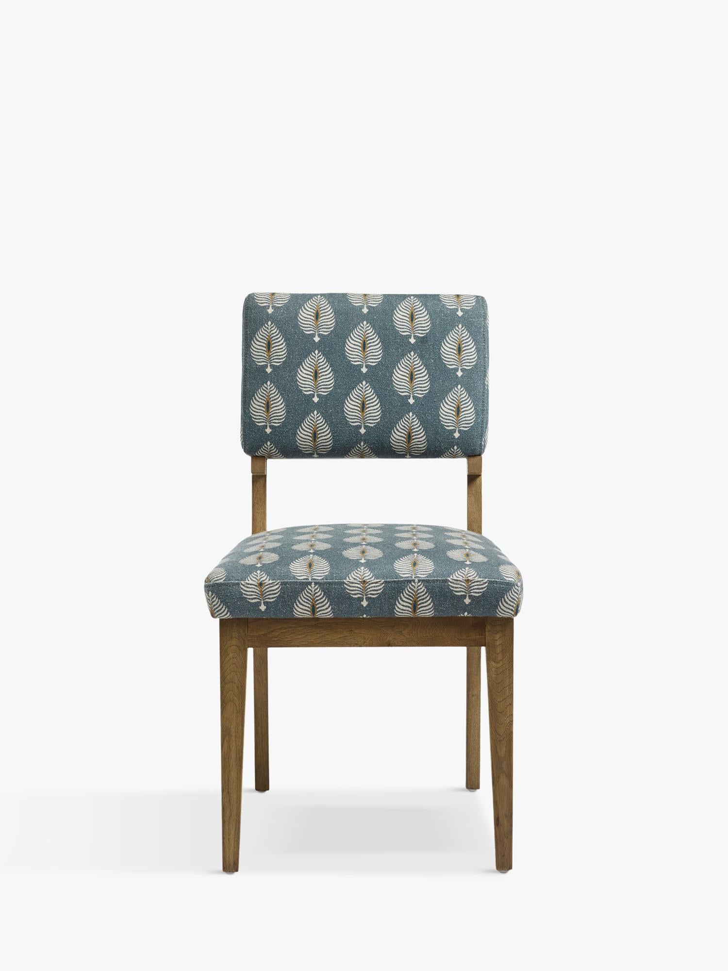 OKA Vincent dining chair Ocellus petrol, imported from the UK