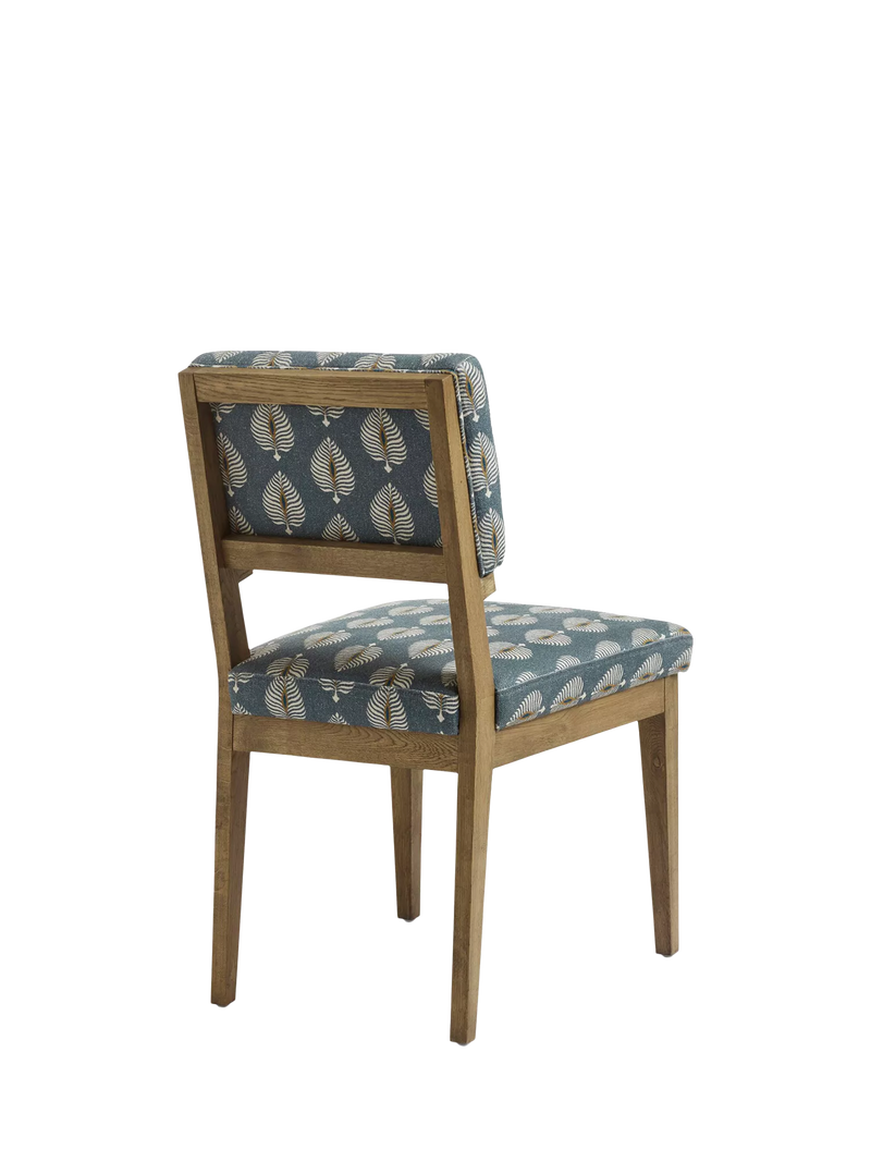 OKA Vincent dining chair Ocellus petrol, imported from the UK