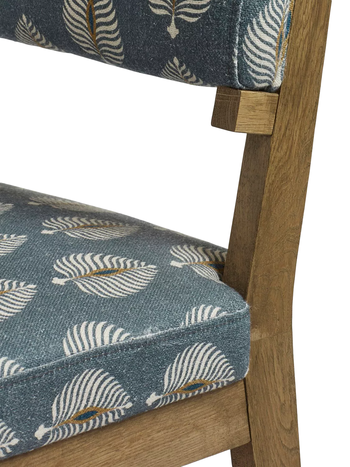 OKA Vincent dining chair Ocellus petrol, imported from the UK