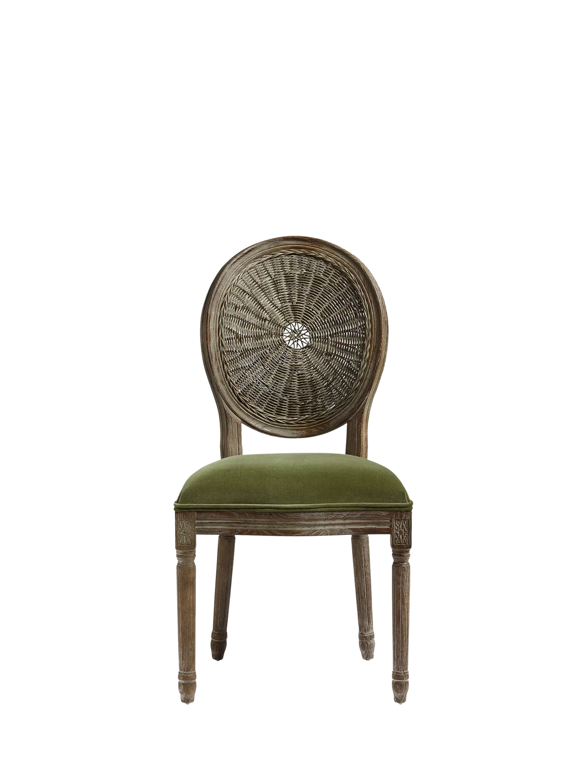 OKA dining chair velvet upholstered, UK version