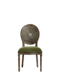 OKA dining chair velvet upholstered, UK version