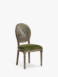OKA dining chair velvet upholstered, UK version