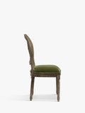 OKA dining chair velvet upholstered, UK version