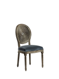 OKA Washakie Velvet Upholstered Dining Chair
