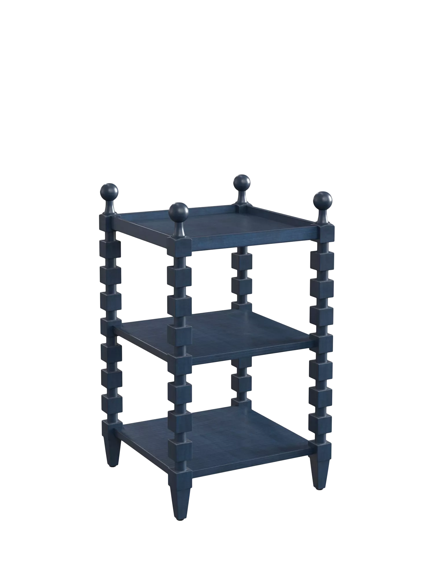 OKA Huxley side table in Pure Indigo (British brand)