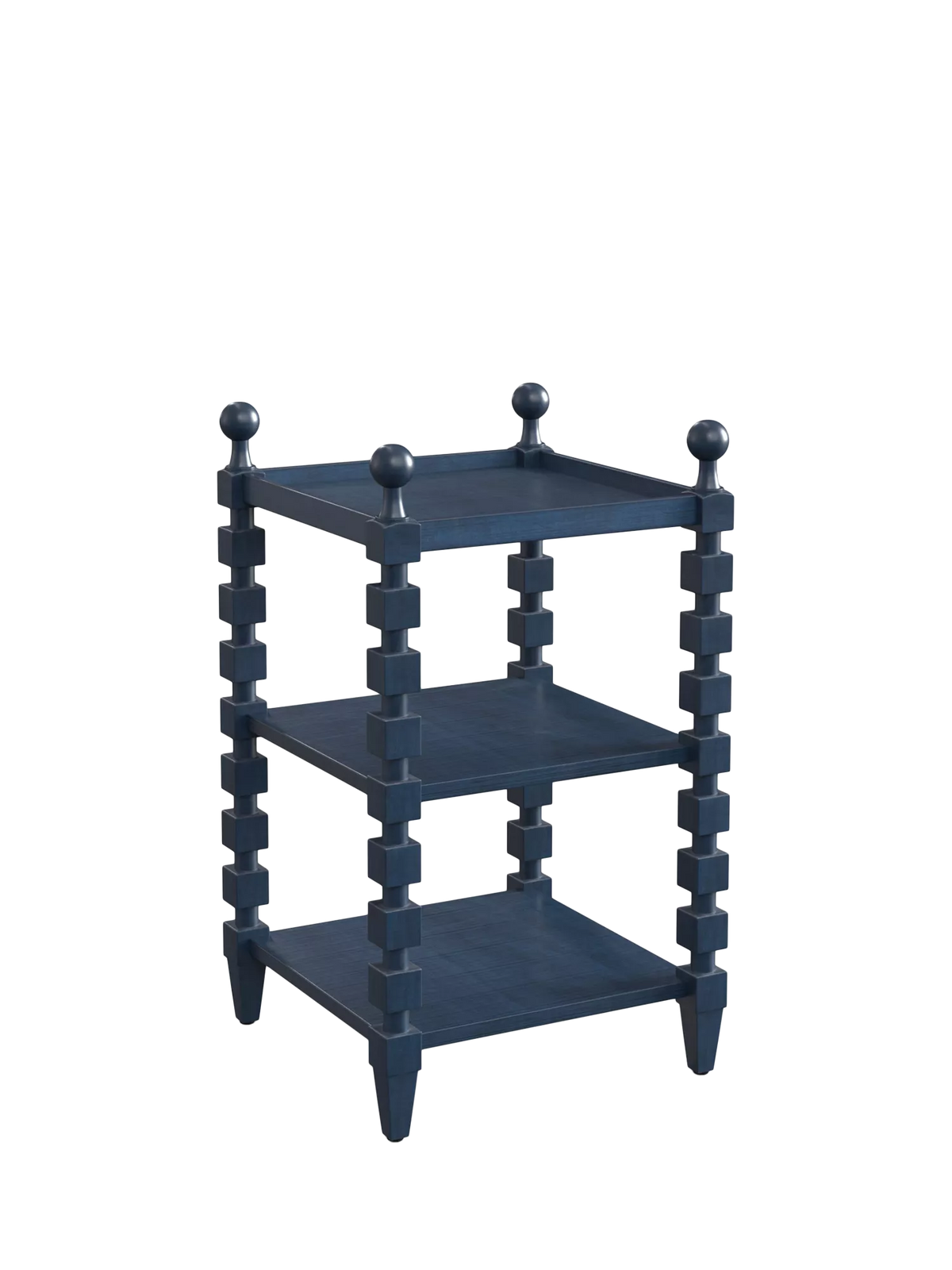 OKA Huxley side table in Pure Indigo (British brand)