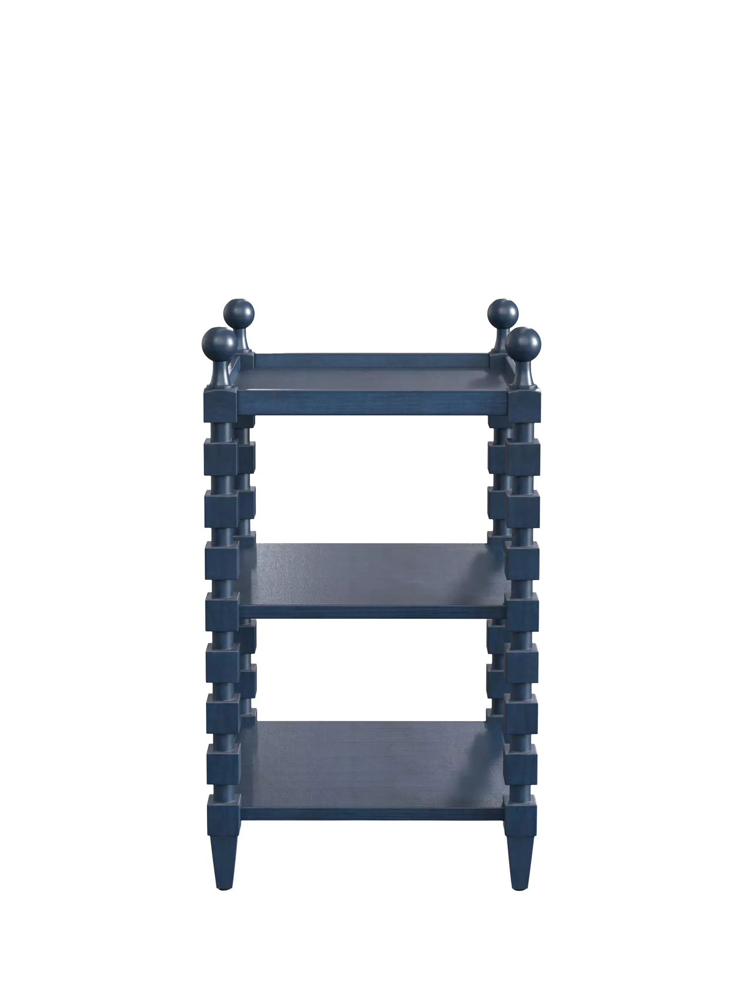 OKA Huxley side table in Pure Indigo (British brand)