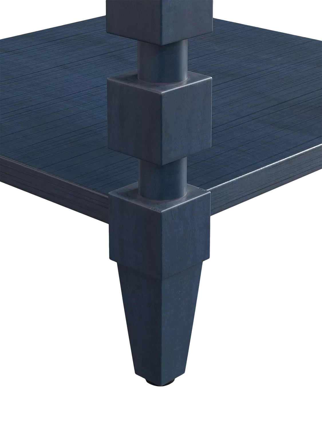 OKA Huxley side table in Pure Indigo (British brand)