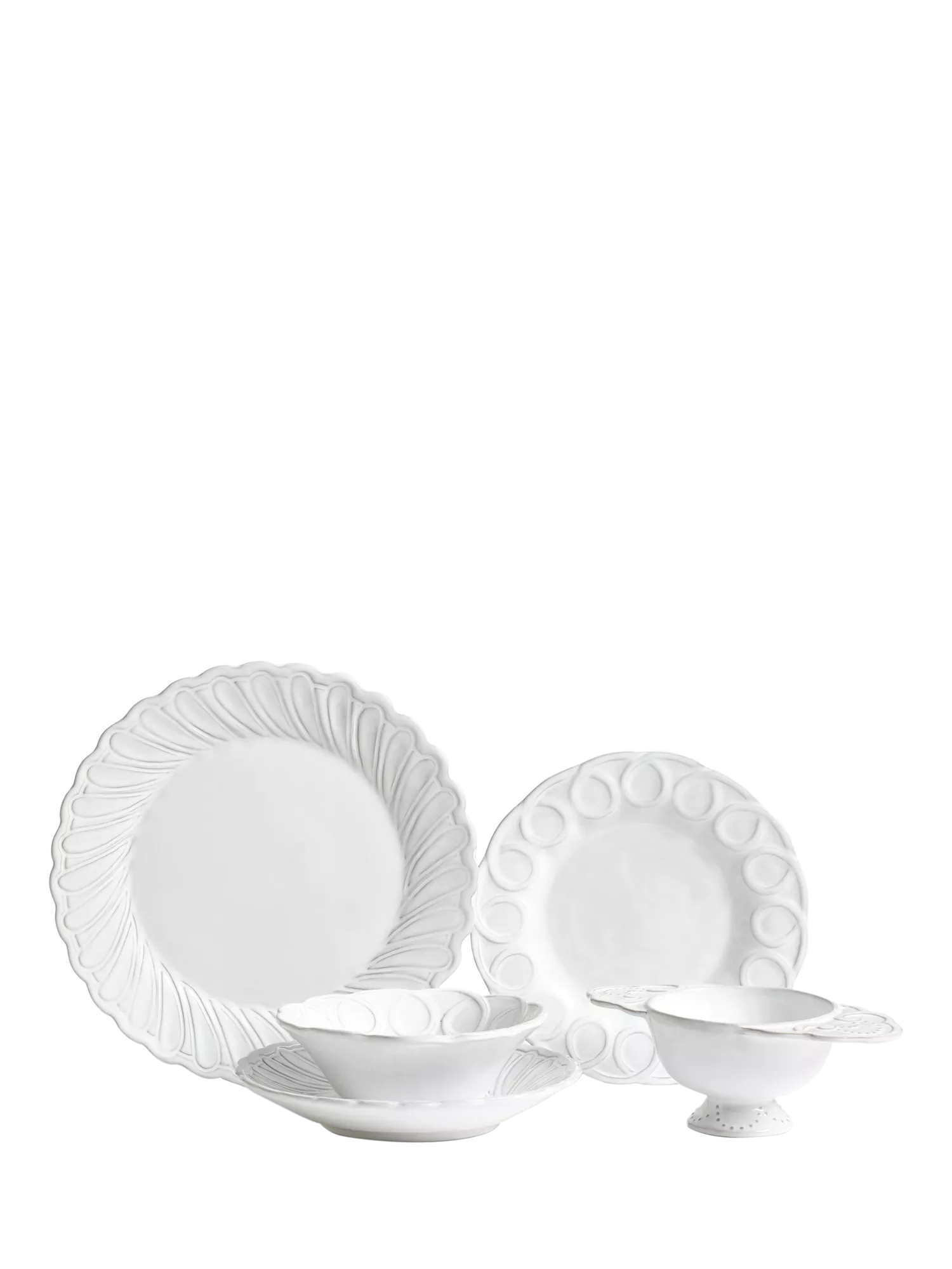 OKA Nephele side plates set of 4 23cm, imported from the UK