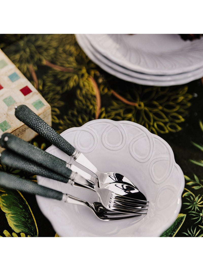 OKA Nephele white cereal bowl set 15cm, imported from the UK