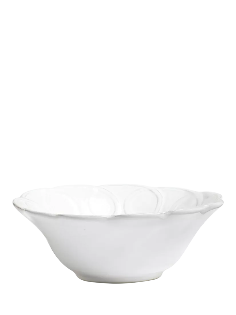 OKA Nephele white cereal bowl set 15cm, imported from the UK
