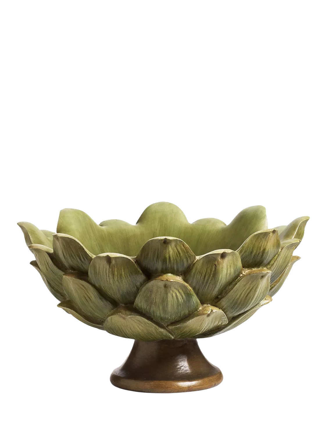OKA artichoke decorative bowl 30cm green, imported from the UK
