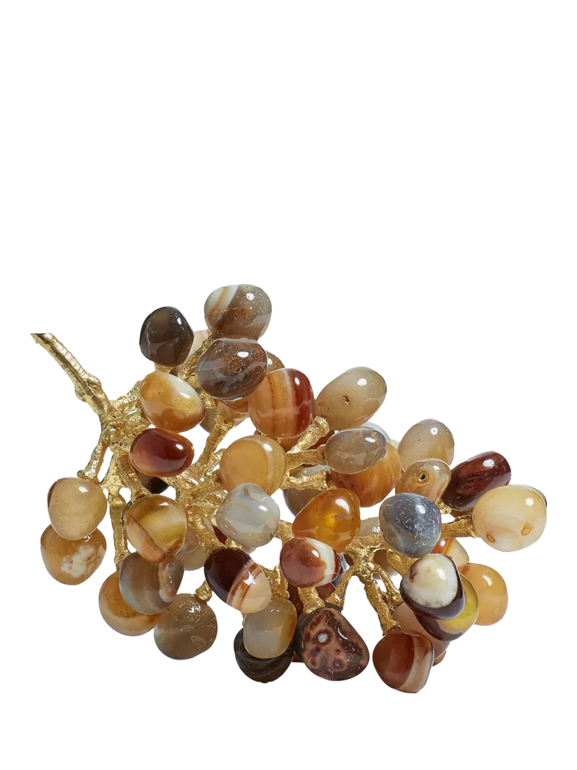 OKA Onyx decorative grapes Multi, imported from the UK