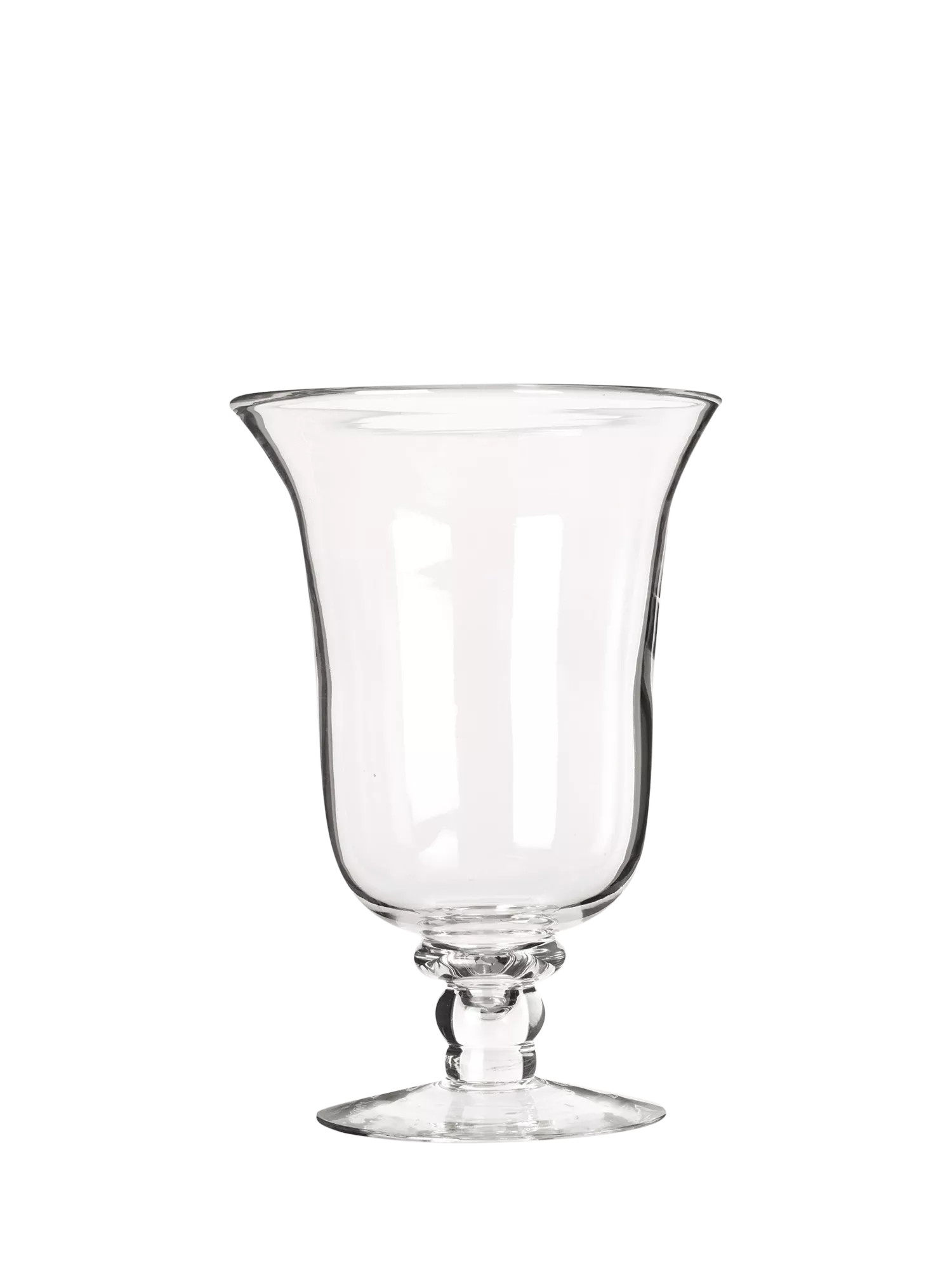 OKA large glass hurricane lamp vase 41cm (British brand)